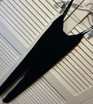 Hatch The Body Rib Unitard Ribbed Jumpsuit Maternity Size Small Black thumbnail 2