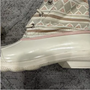 Sperry Saltwater Textured Stripe Duck Boots 7 thumbnail 2