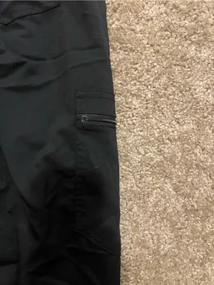 Scrubstar black cargo drawstring scrub pant‎ large thumbnail 8