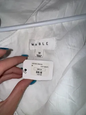 Mable White Dress thumbnail 3