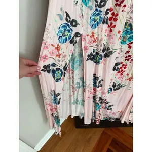 Somedays Lovin Golden Fields Pink Floral Maxi Dress Size M thumbnail 7