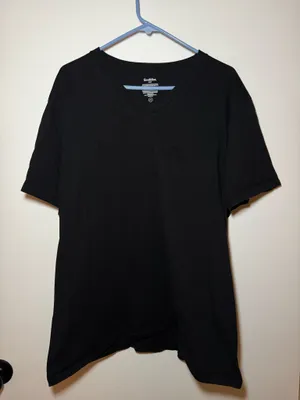 Lot of 3 Goodfellow & Co Men's Black V-Neck T-Shirts Short Sleeve Size XXL thumbnail 7