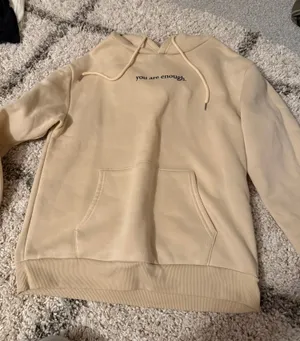 You are enough hoodie Tan thumbnail 1