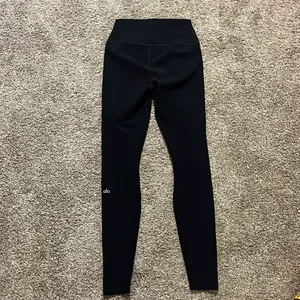 Alo Yoga High Waisted Ripped Warrior Black Leggings Small‎ thumbnail 5