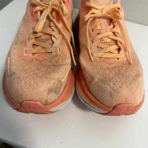 Hoka Women's Clifton 8 Cantaloupe‎ Orange Sneaker Comfort Shoe 8B thumbnail 11