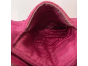 Prada Fuchsia Mini Nylon Logo Tote bag thumbnail 8