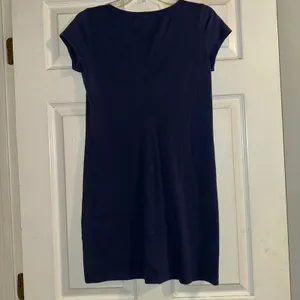 Lilly‎ Pulitzer Brewster Knit T-Shirt Dress Casual Short Sleeve Size S navy thumbnail 8