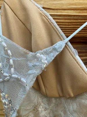 NWOT MAC DUGGAL Blue Size 4 Sleeveless Sequin Beaded Open Back Column Gown FLAW thumbnail 14