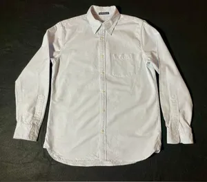 Brandy Melville Shirt Women’s One Size Striped Button Up Top Light Blue thumbnail 1