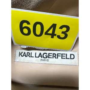 Karl Lagerfeld Paris Elsa Gold Metallic Snakeskin Chain Loafers Womans 9M thumbnail 6