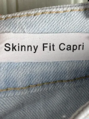 Judy Blue Katie Skinny Fit Capri Jeans Size 7/28 Vintage Wash Light Blue Denim thumbnail 10