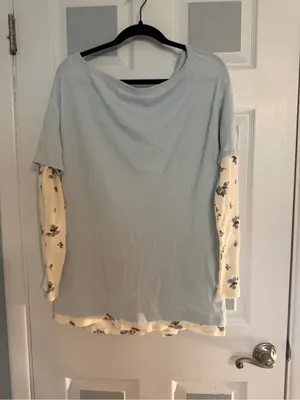 Urban Outfitters Twofer Waffle Knit Thermal thumbnail 3