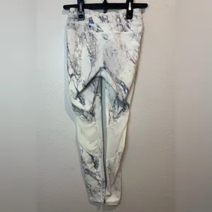 Varley Women’s Performance Windsor Tight Teal‎ Marble Leggings Size XXS thumbnail 7