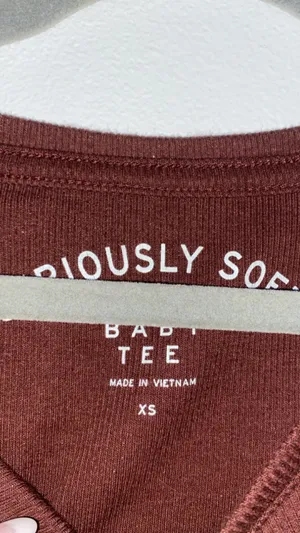 Aeropostale brown baby tee thumbnail 2