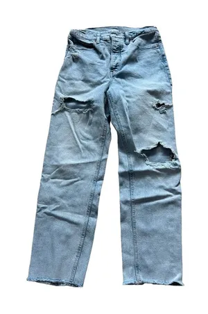 Old Navy Sky High Straight Light Wash Denim Jeans Size 8 thumbnail 1