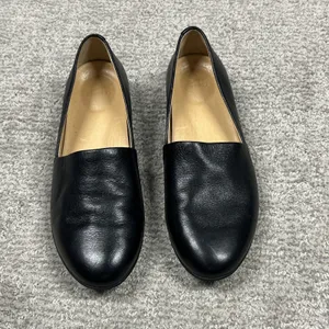 Dansko Larisa Shoes Womens 37 US 7.5 Slip On Flats Loafers Comfort Leather Black thumbnail 2