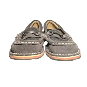 Ariat Womens Cruiser Grey Suede Moccasin Loafers Metal Horse Bit Detail 6.5 B thumbnail 3