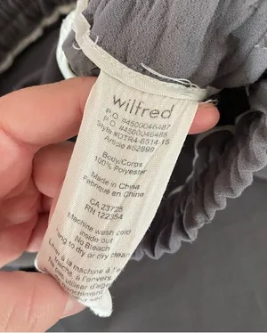 wilfred aritzia gray waistband casual joggers pants thumbnail 5