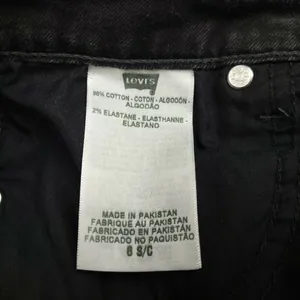 Levi’s Mid Rise Black Skinny Jeans Women’s Size 6S thumbnail 10