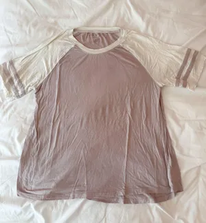 American Eagle Soft & Sexy Light Purple Baseball Tee Size XS thumbnail 1