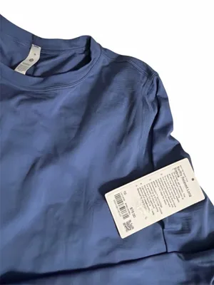 NWT LULULEMON Swiftly Relaxed Long-Sleeve Shirt - blue thumbnail 6