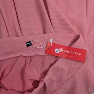 Urban CoCo‎ Pink Flared Midi Skirt Size XL A-Line Stretch Classic Feminine thumbnail 6