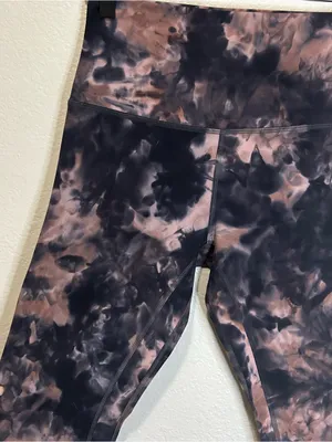 Lululemon Align Pant 28” Diamond Dye Graphite Gray Pink Pastel Size 6 thumbnail 4