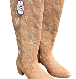IUV Cowboy Boots For women Knee High Western Cowgirl Boots NWT thumbnail 1