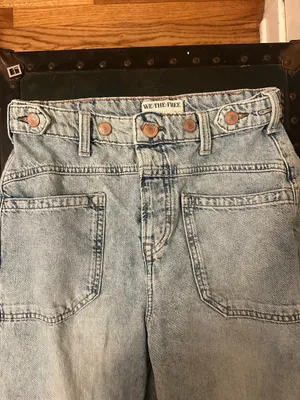 Free People We The Free Palmer Cuffed Jeans thumbnail 3