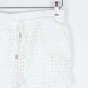 Anthropologie Elevenses White Eyelet Shorts‎ Sz XS thumbnail 2