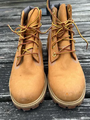 Timberland 6 Inch Premium Waterproof Boot 'Wheat' Nubuck Size 6.5 Women’s Size 8 thumbnail 5