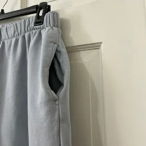 John Galt Sweatpants Women One Size Light Blue Cotton Joggers Pockets Fleece Y2K thumbnail 2