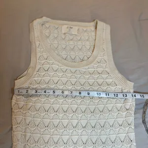 K Closet‎ Women Crochet Cream Sleeveless Maxi Dress Size M thumbnail 6