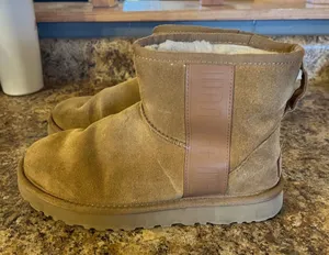 UGG‎ Brown Suede Ankle Booties thumbnail 1