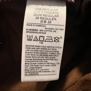 New Gap Women’s Corduroy Pants 2/26R Slim Leg‎ Rust thumbnail 4