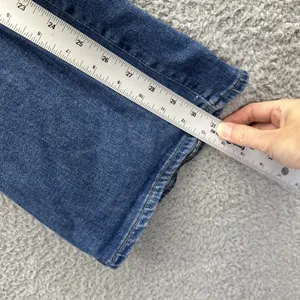 Express High Rise Flare‎ Jeans Distressed Boho Festival Stretch Women's 10R x 31 thumbnail 8