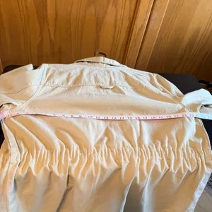 Vintage America XL Light Khaki Heavy Canvas Barn Utility Field Jacket Zip Snap thumbnail 4
