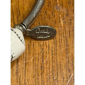 Cookie Lee Silver Tone Baseball Bracelet (7446) thumbnail 7