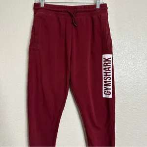 Gymshark Women's Maroon Athletic Jogger Pants, Sz Medium thumbnail 2