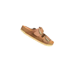 Birkenstock Arizona Big Buckle Sandals EU 38 US 7-7.5 Brown Leather Gold slide thumbnail 11