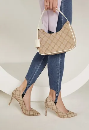 JustFab Neutral 90s Bag (Brand NEW!) thumbnail 1