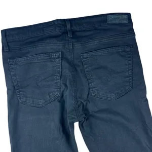 AG Adriano Goldschmied The Prima Mid-Rise Cigarette Jean Black 27R Designer Slim thumbnail 9