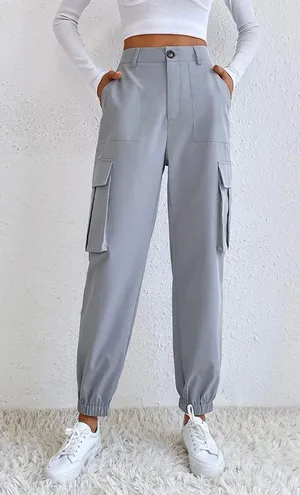 High Wasted Cargo Pants thumbnail 1