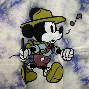 Mickey Mouse Whistlin Explorer Park Ranger Disney Tie Dye L thumbnail 2