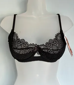 Lace Bra Black Small NWT Dreamgirl thumbnail 1
