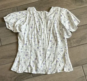 Loft floral blouse thumbnail 1