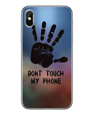 DON'T TOUCH ME PHONE (IPHONE) ADDED POP SOCKET thumbnail 1