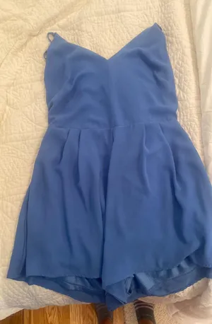 Lush Clothing Light Blue Formal Romper thumbnail 2