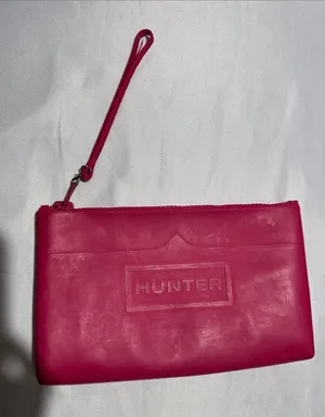 Hunter Hot Pink Wristlet Clutch thumbnail 1