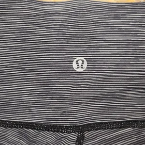 Lululemon Wunder Under Hi-Rise 1/2 Tight Luxtreme 17" Size 8 Black Slate thumbnail 5